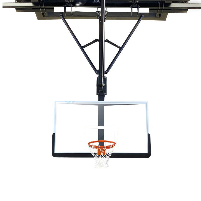 电动悬空折叠篮球架