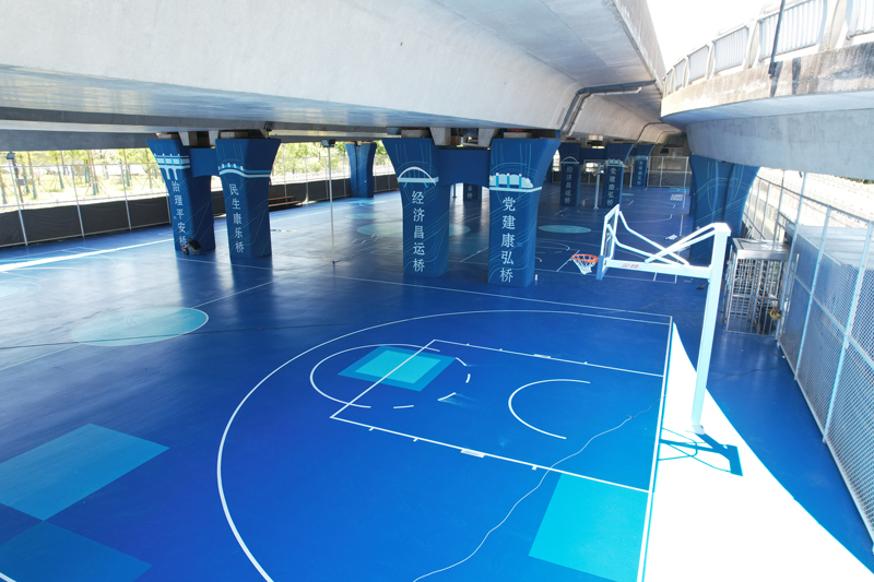 4mm 硅PU球场地面